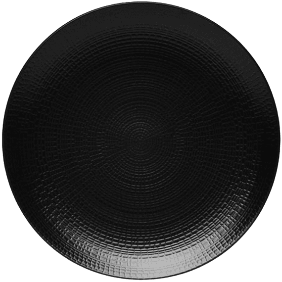 28cm Black Lava Stone Plate