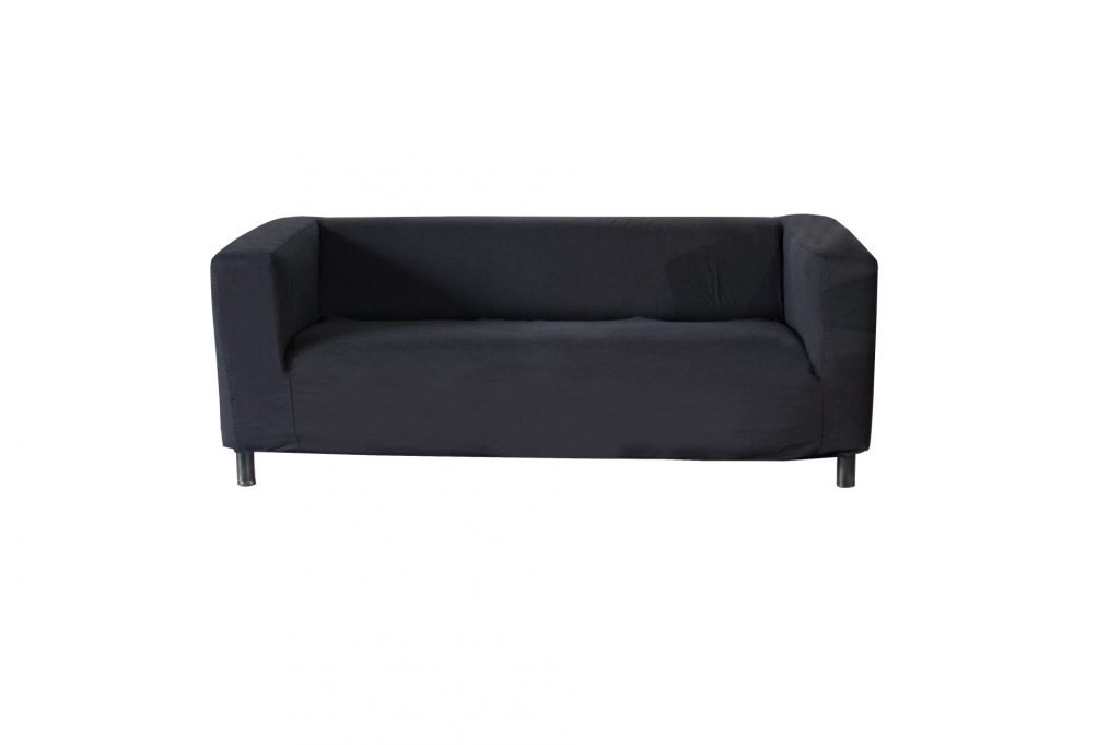 Black Fabric Sofa