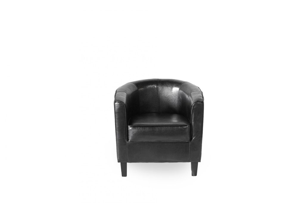 Black Tub Armchair