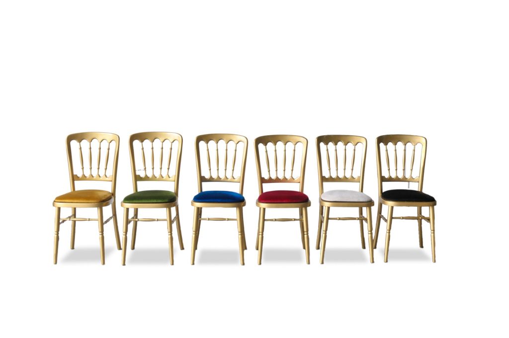 Gold Regency Chair