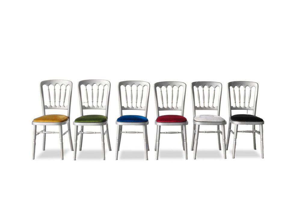 Silver Regency Chair