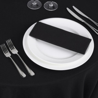 Black 120″ Round